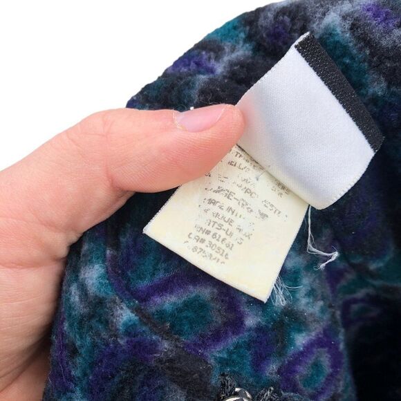 Vintage Y2K The North Face Fleece Pattern Jacket Large - Picture 5 of 16